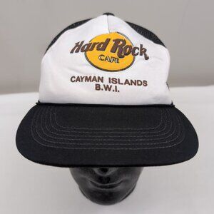 Vintage Hard Rock Cafe Cayman Islands Snapback Mesh Trucker Hat